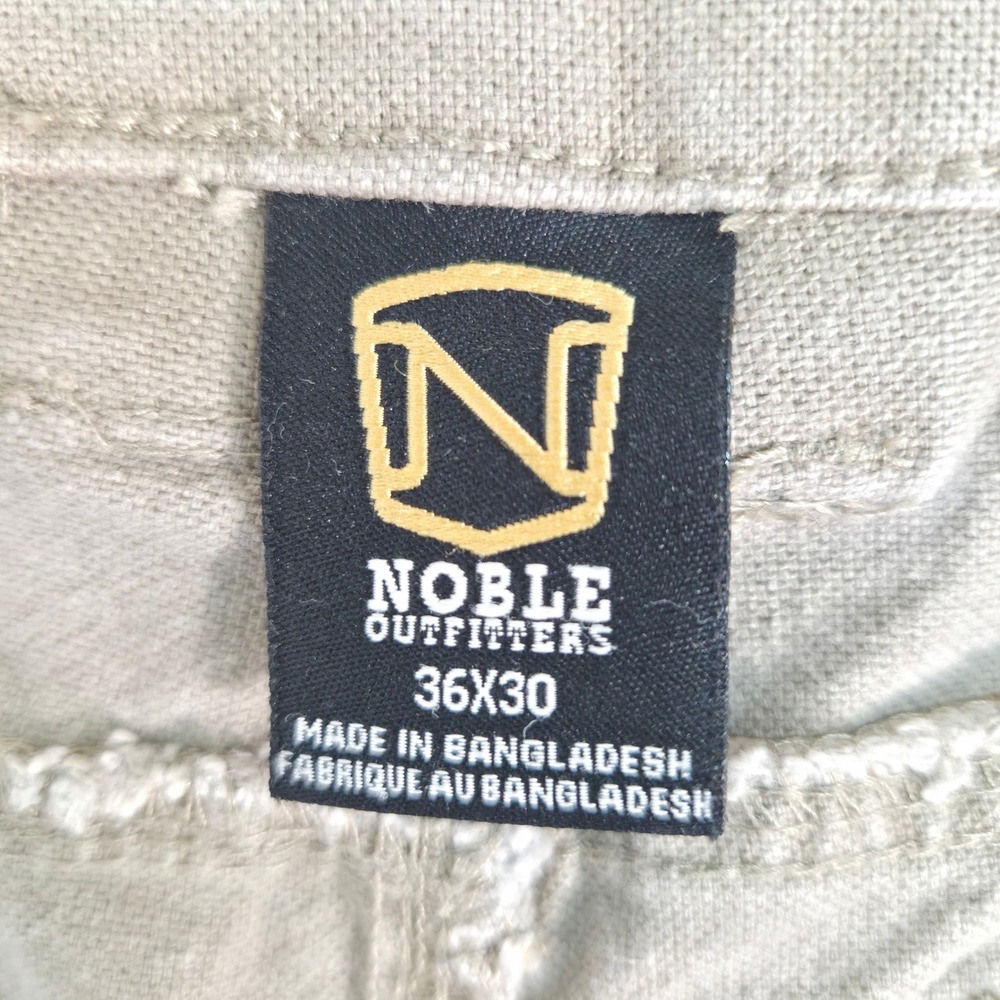 Noble Outfitters Pants Hammer Drill Canvas Cargo Mens 36x30 Khaki FullFlexx HD - Picture 7 of 11